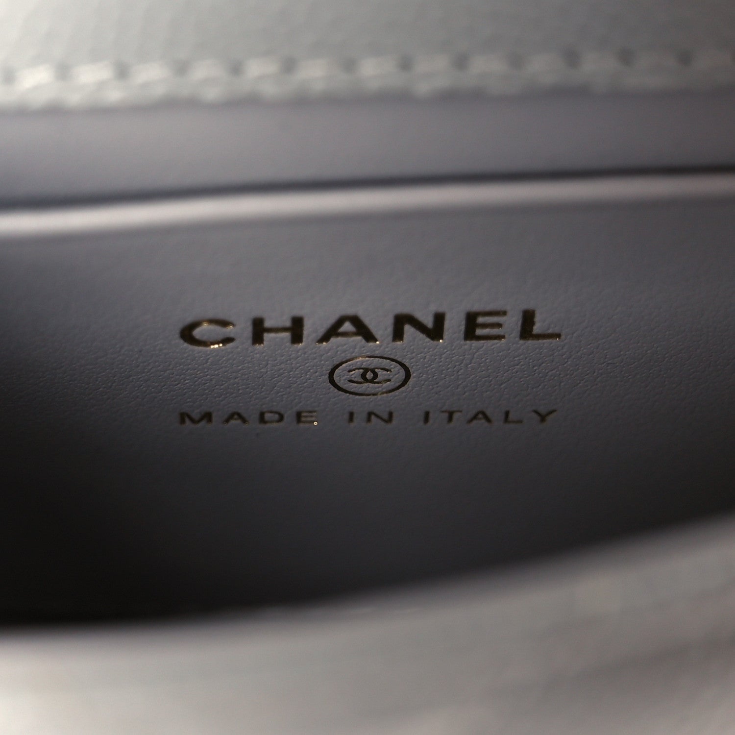 Chanel Caviar Quilted Nano Coco Handle Clutch With Chain Grey 6 of 11