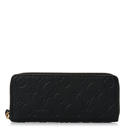 Louis Vuitton Empreinte Clemence Wallet Black 1 of 10