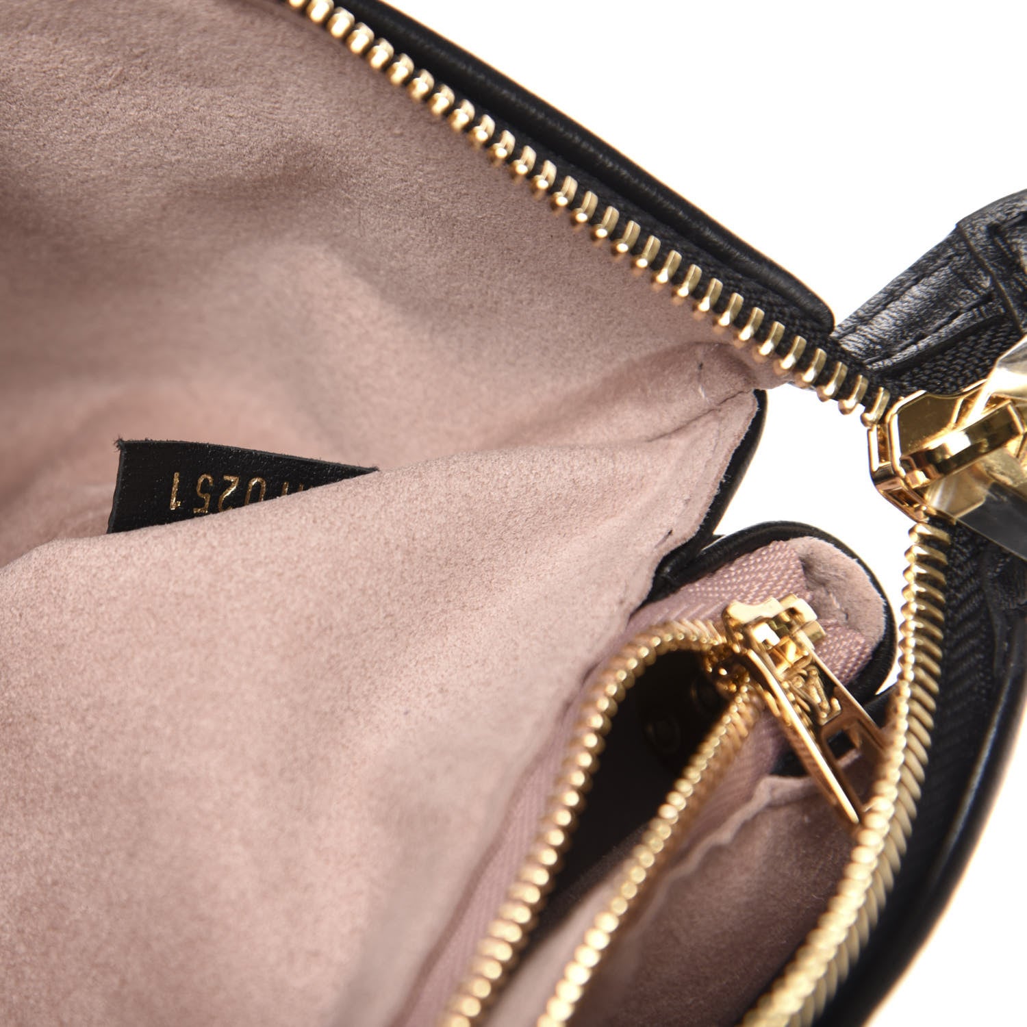 Louis Vuitton Lambskin Embossed Monogram Coussin PM Black 7 of 11