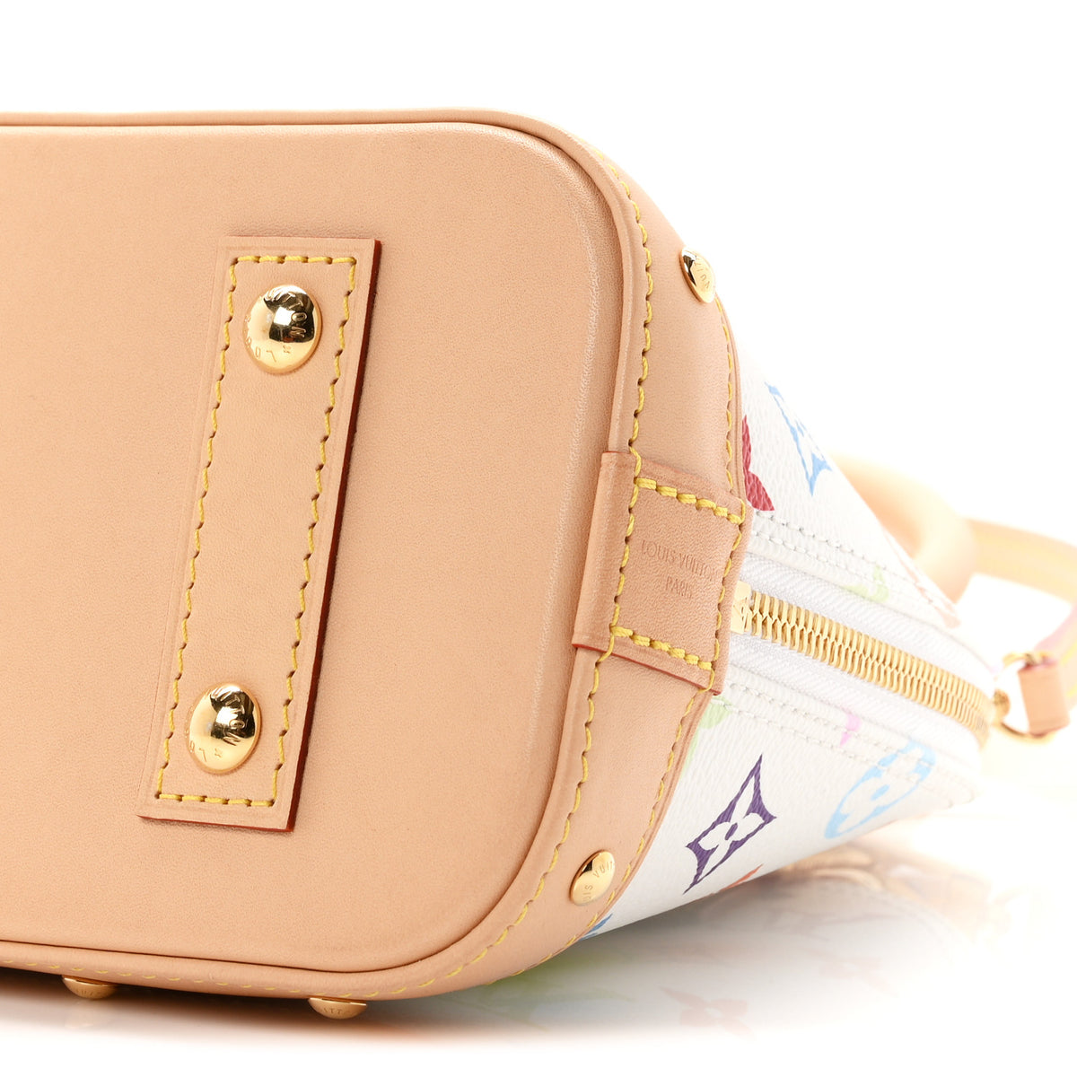 LV x TM Monogram Multicolor Alma BB White