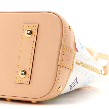 Louis Vuitton LV x TM Monogram Multicolor Alma BB White 9 of 10