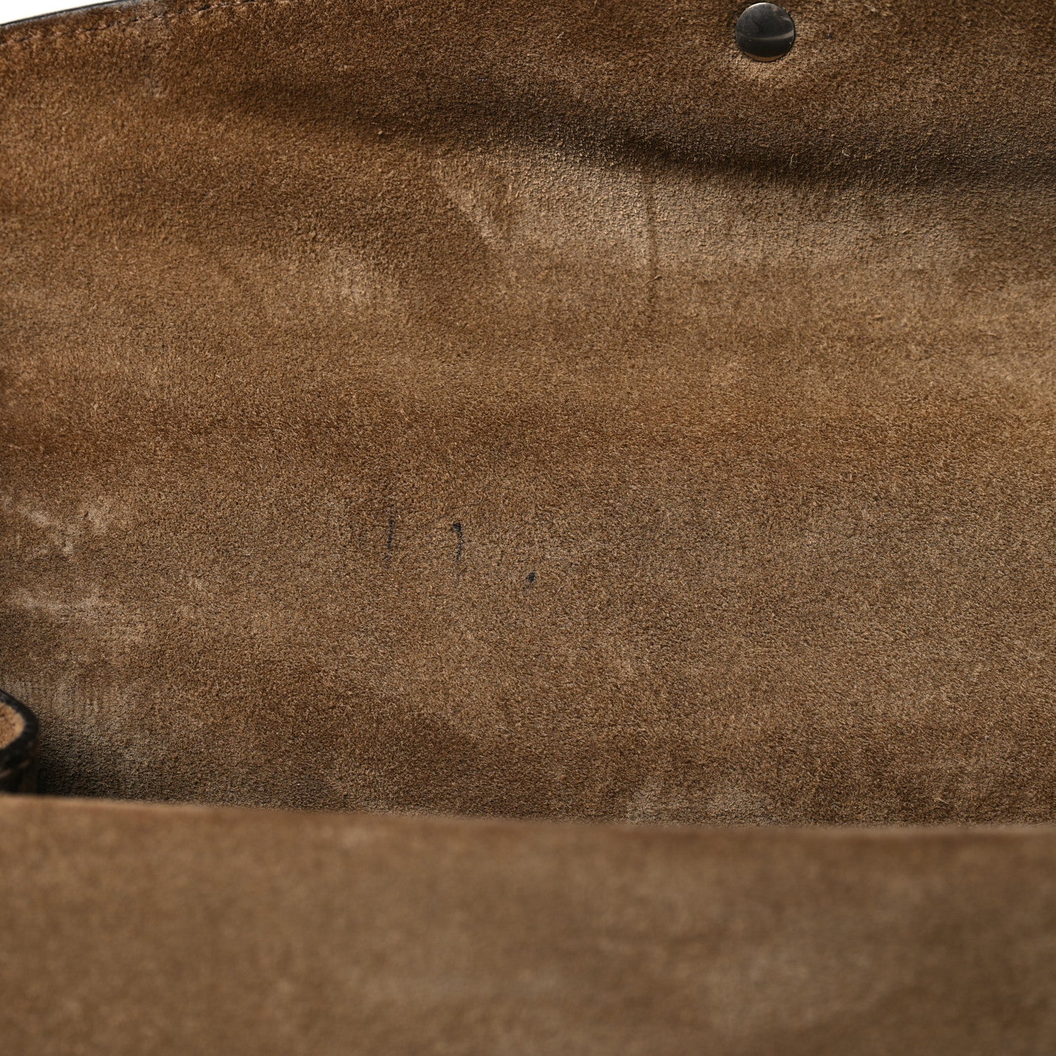 Gucci GG Supreme Monogram Suede Crystal Small Dionysus Shoulder Bag Beige Ebony Taupe 13 of 13