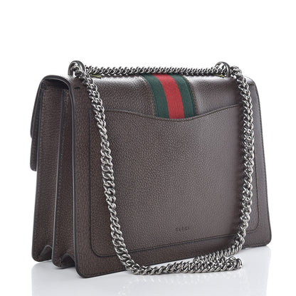Gucci Calfskin Web Floral Embroidered Medium Dionysus Shoulder Bag New Acero 3 of 9