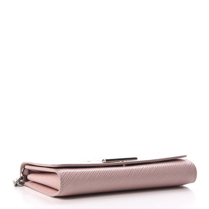 Louis Vuitton Epi Twist Chain Wallet Rose Ballerine 4 of 9