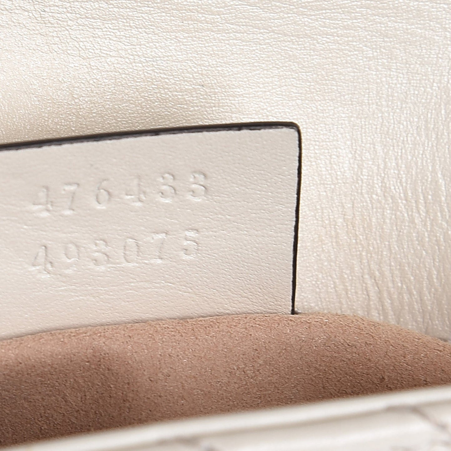 Calfskin Matelasse Super Mini GG Marmont Shoulder Bag White