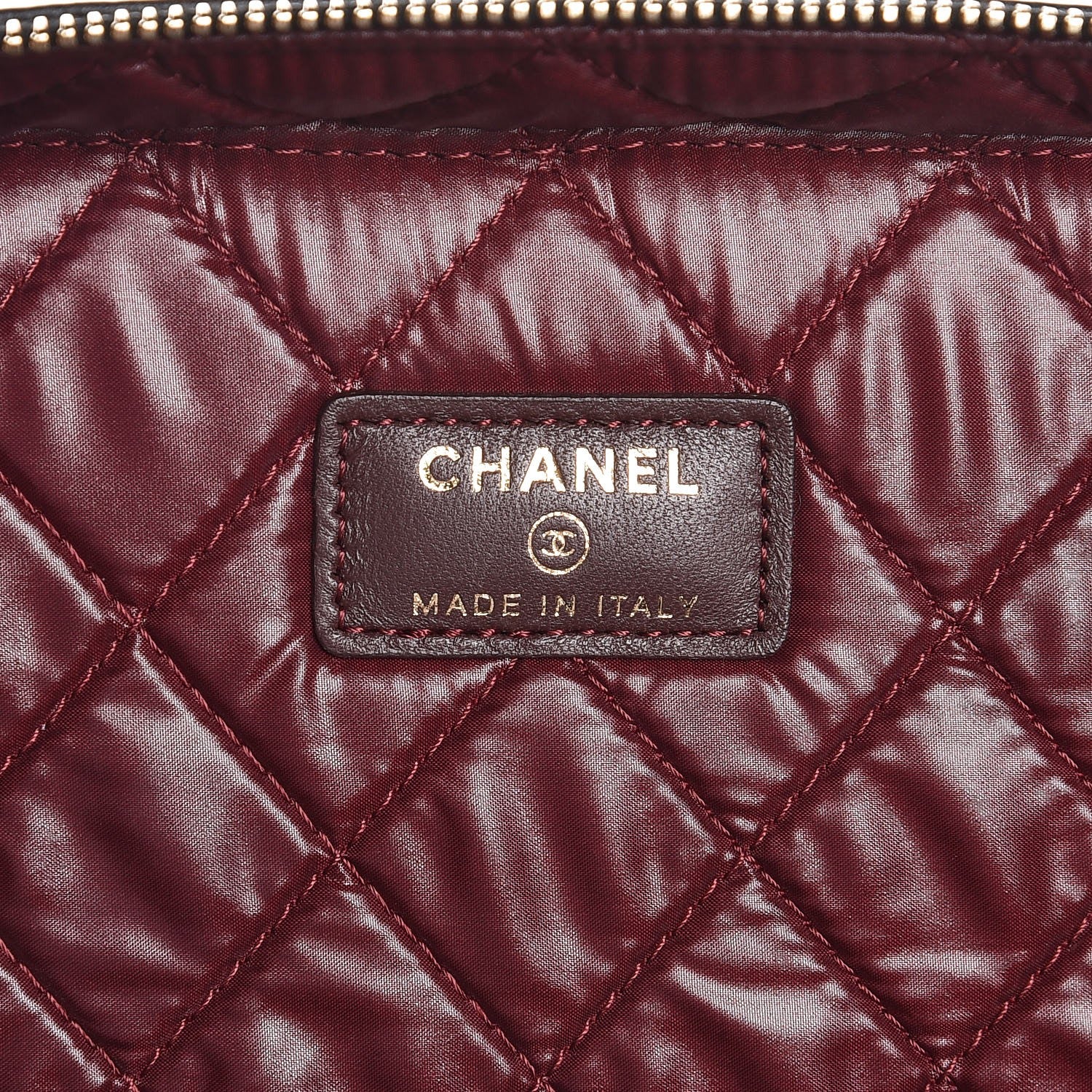 Chanel Lambskin Quilted Small Vanity Pouch Black 6 of 10