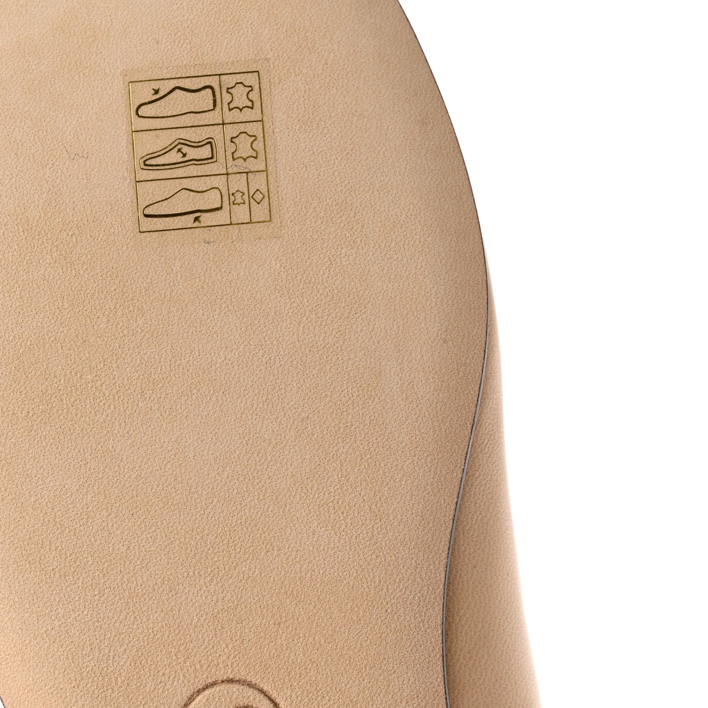 Lambskin Cap Toe CC Ballerina Flats 37 Beige Black