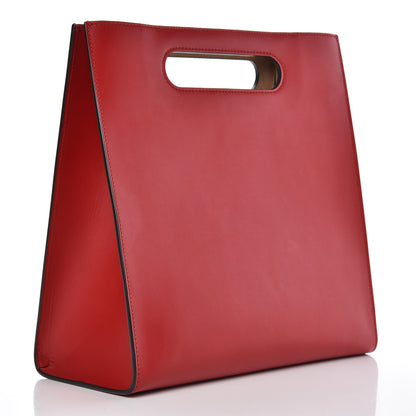 Gucci Calfskin Small XL Tote Red 3 of 6