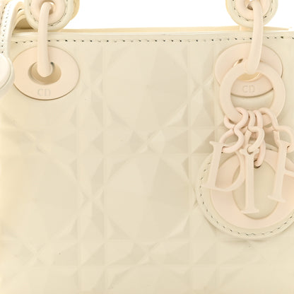 Christian Dior Calfskin Cannage Diamond Micro Lady Dior Latte 7 of 10