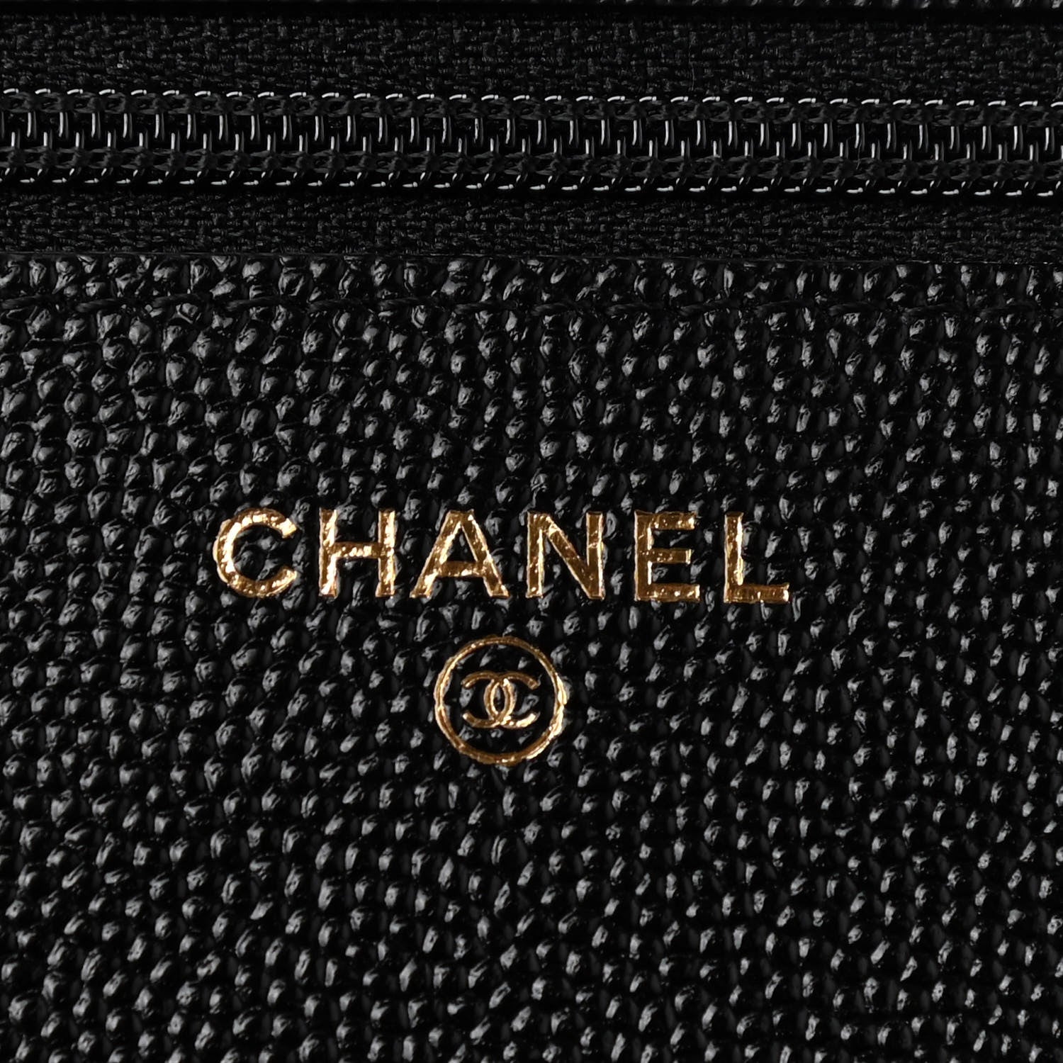 Chanel Caviar Quilted Golden Class Wallet On Chain WOC Black 7 of 13