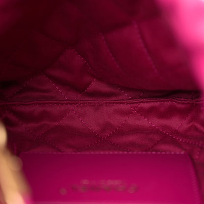 Chanel Shiny Caviar Quilted Monochrome Mini Chanel 22 Fuchsia 5 of 11