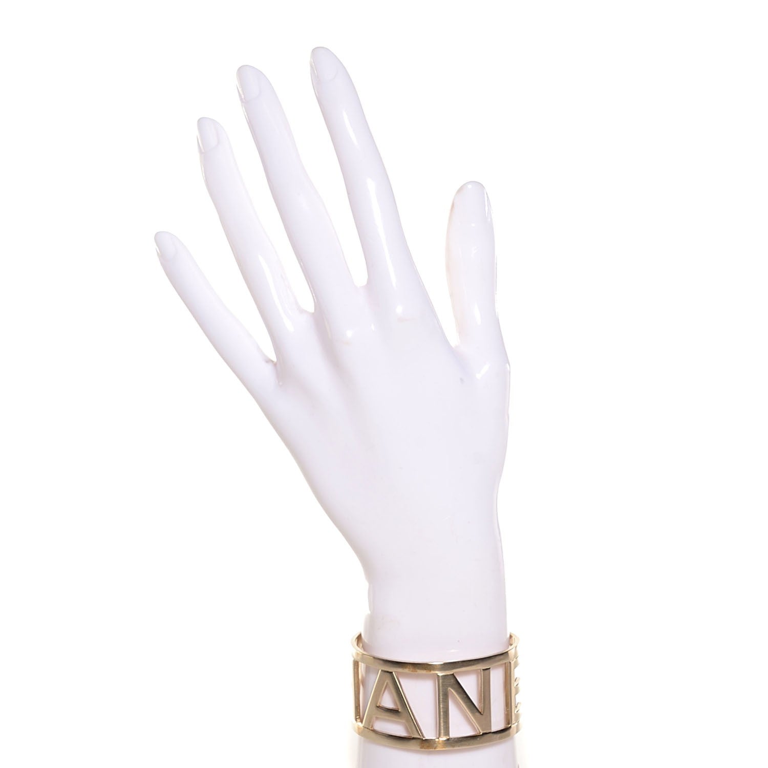 Chanel Metal Logo Cuff 2 of 5