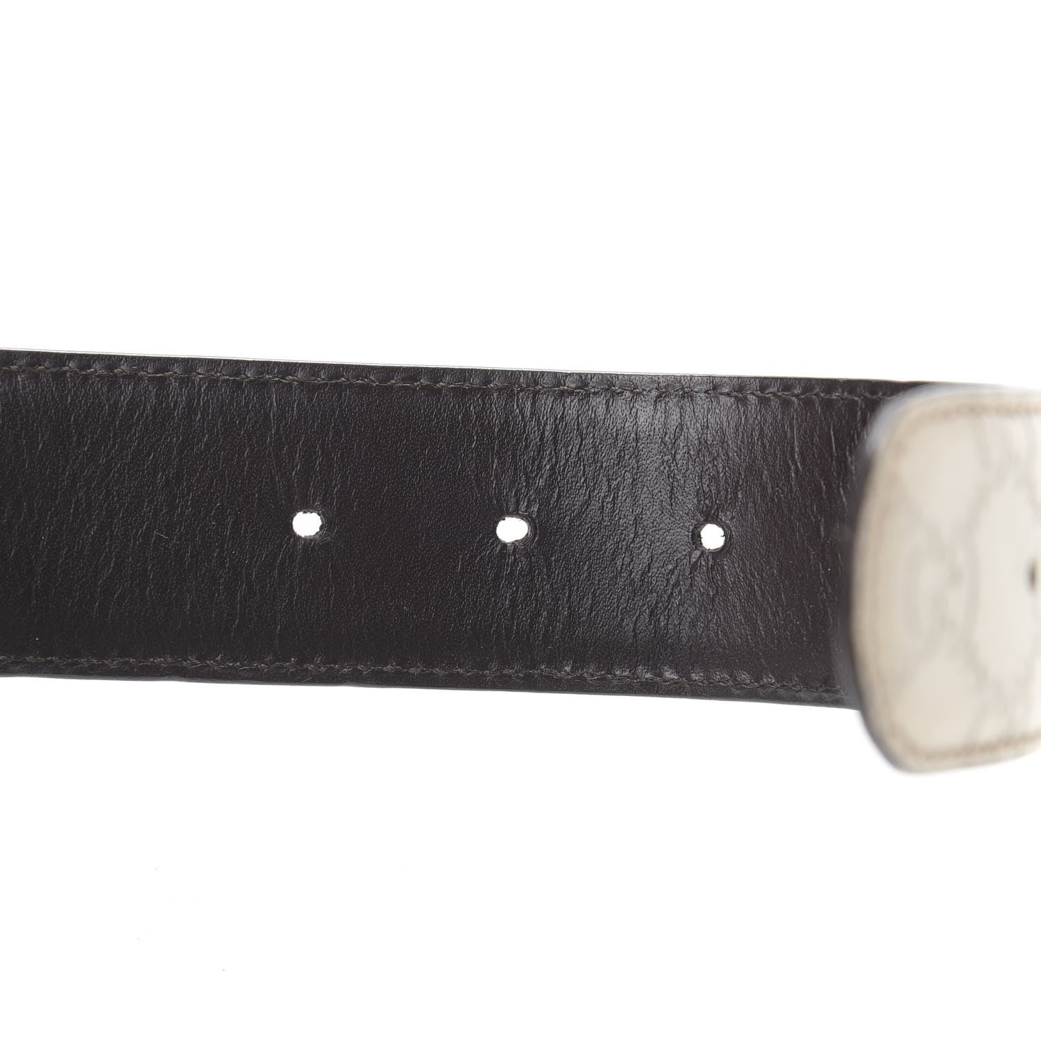 Gucci Guccissima Interlocking G 40mm Belt 80 32 Off White 4 of 9