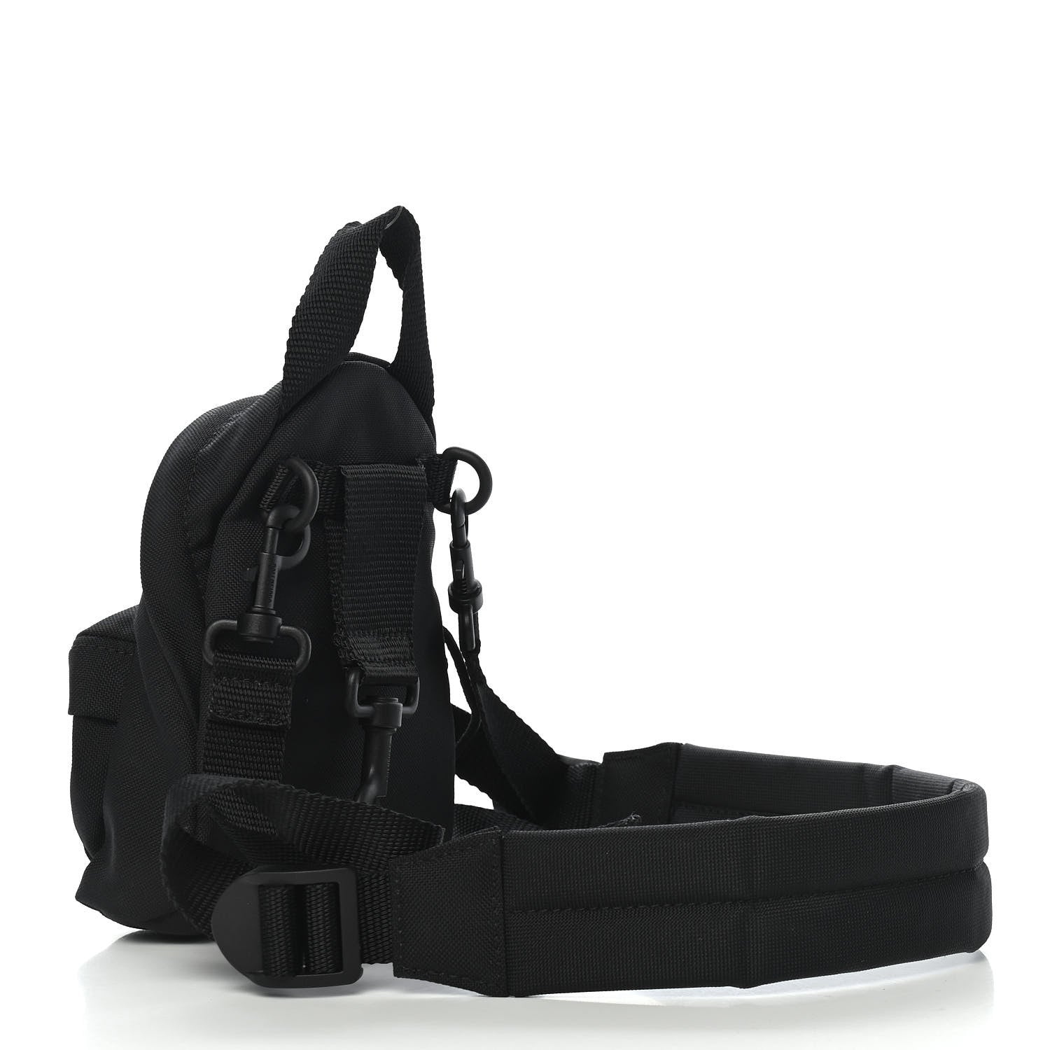 Balenciaga Recycled Casual Nylon Mini Oversized Backpack Black 3 of 8