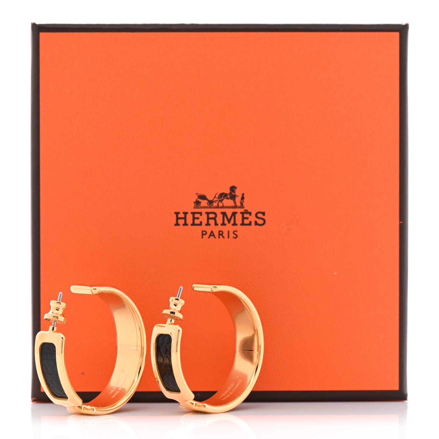 Lizard Olympe Earrings Black