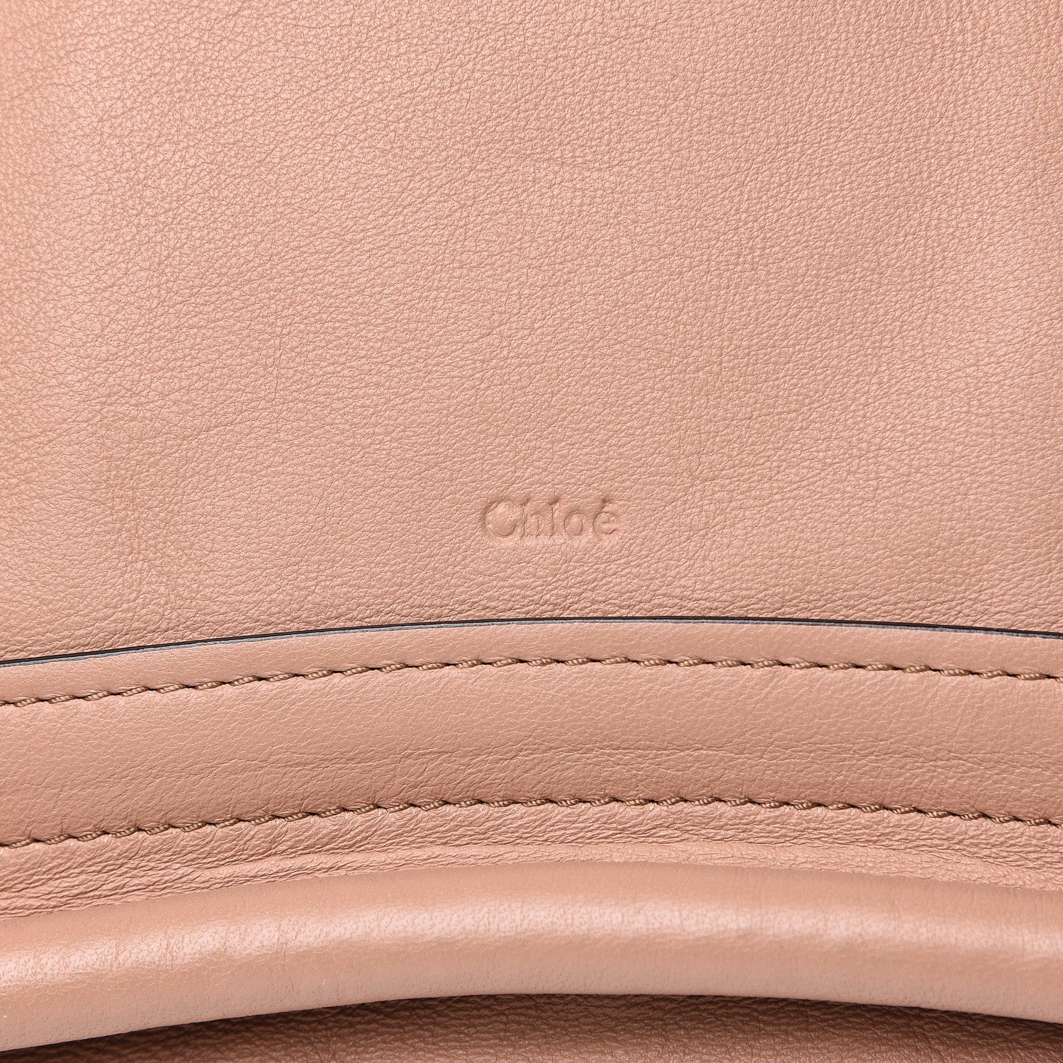 Chloe Calfskin Medium Military Paraty Nude Black 9 of 12