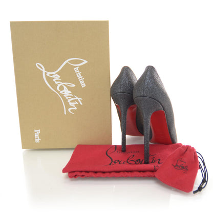 Christian Louboutin Pigalle 120 Glitter Mini Pumps 40 Black 3 of 6