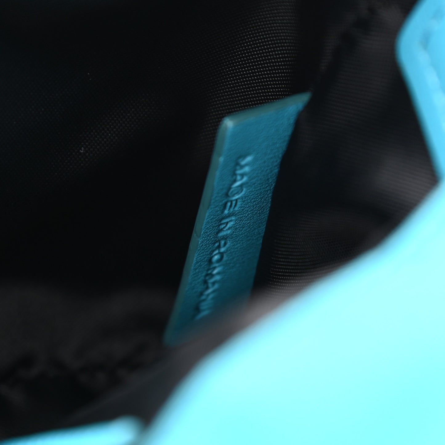 Nylon Skull Camera Crossbody Bag Blue