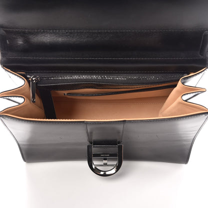 Delvaux Box Calfskin MM Brillant Satchel Black 5 of 11