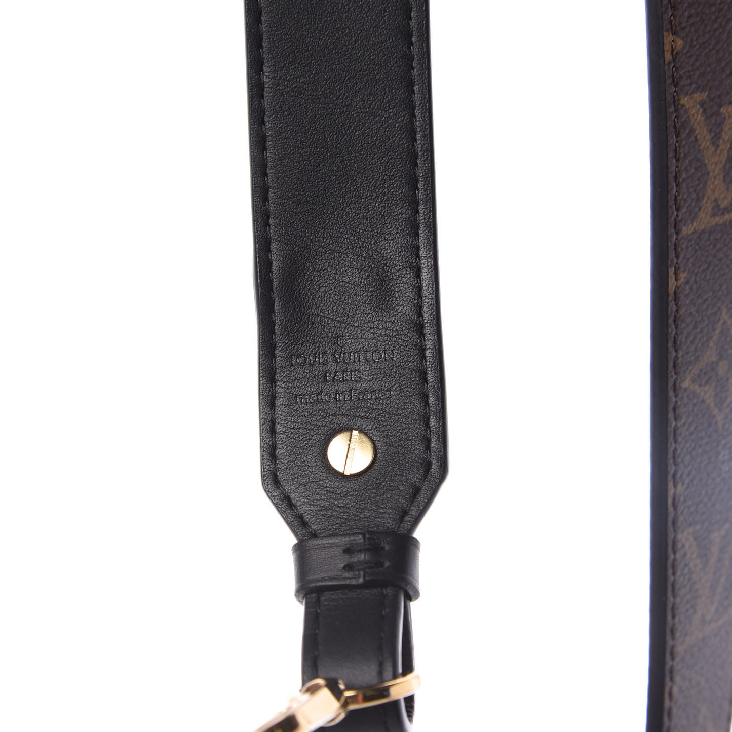 Monogram Bandouliere Shoulder Strap XL Black
