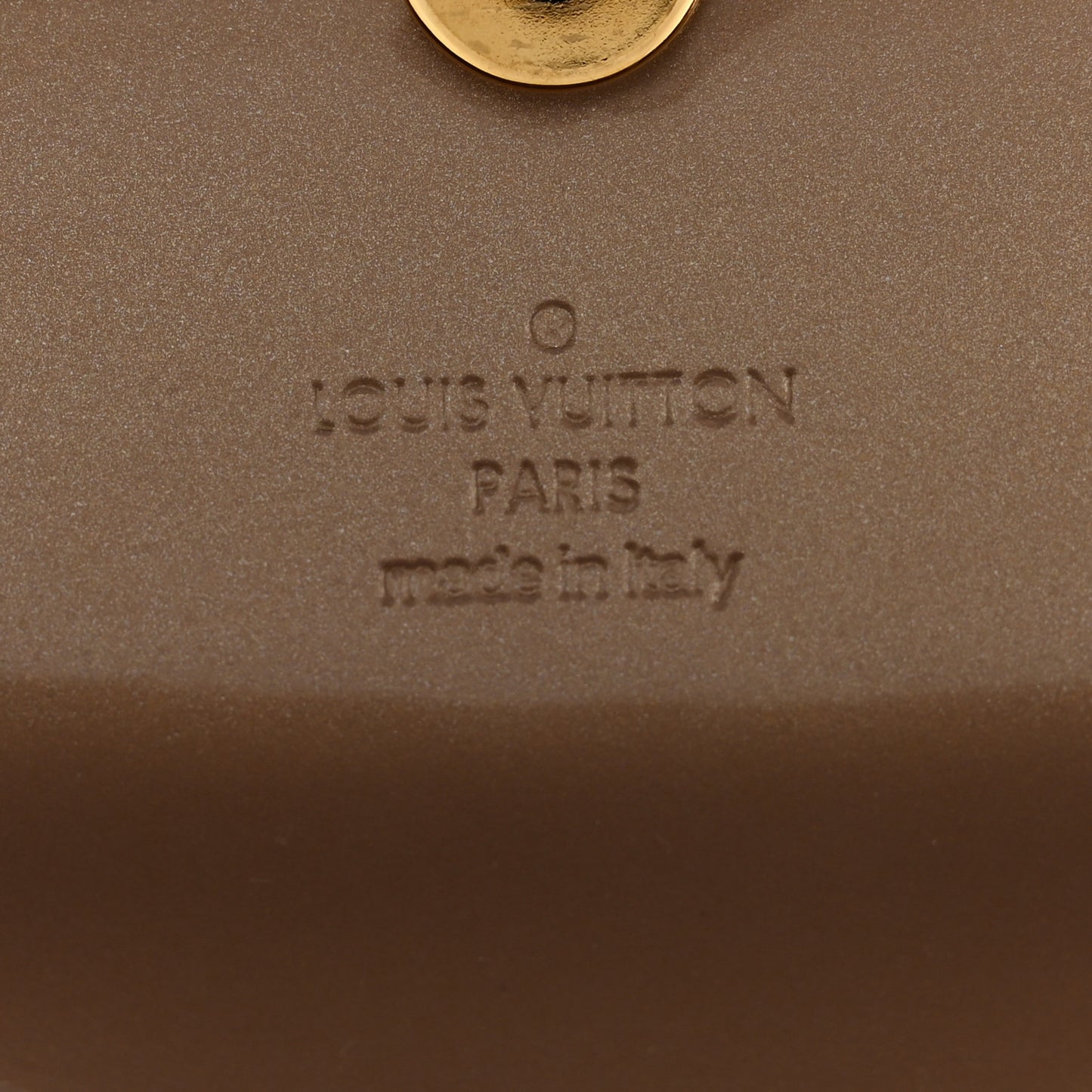Patent Sobe Clutch Beige Poudre