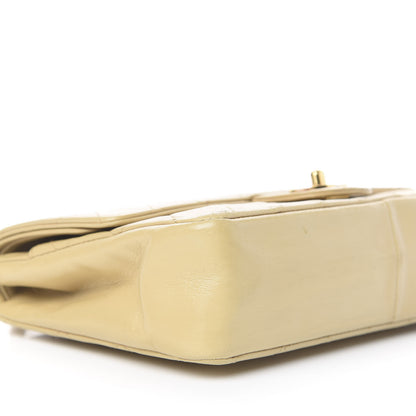 Chanel Lambskin Quilted Medium Double Flap Beige 6 of 14