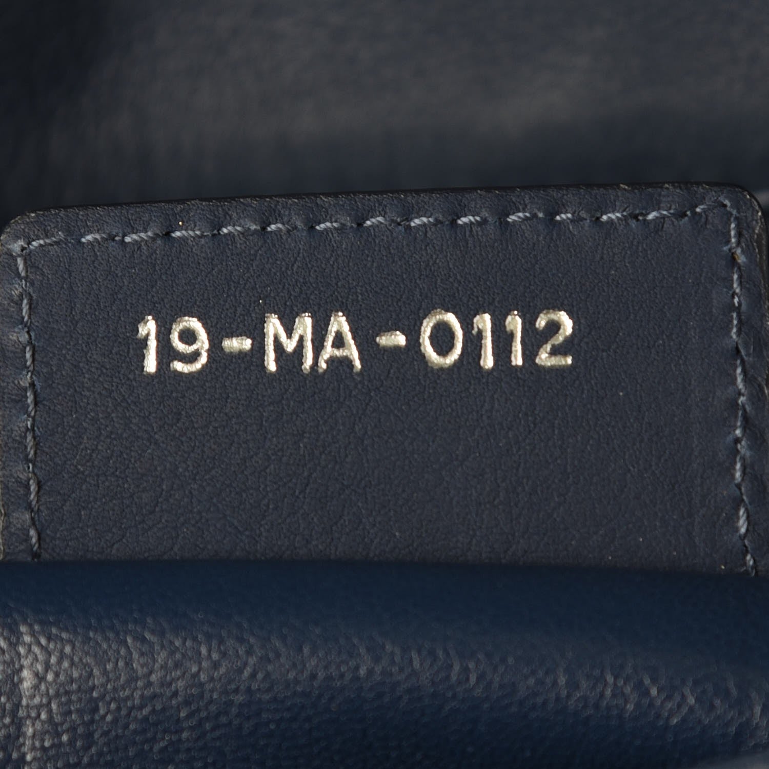 Christian Dior Lambskin Cannage Large New Lock Flap Bag Blue 7 of 17