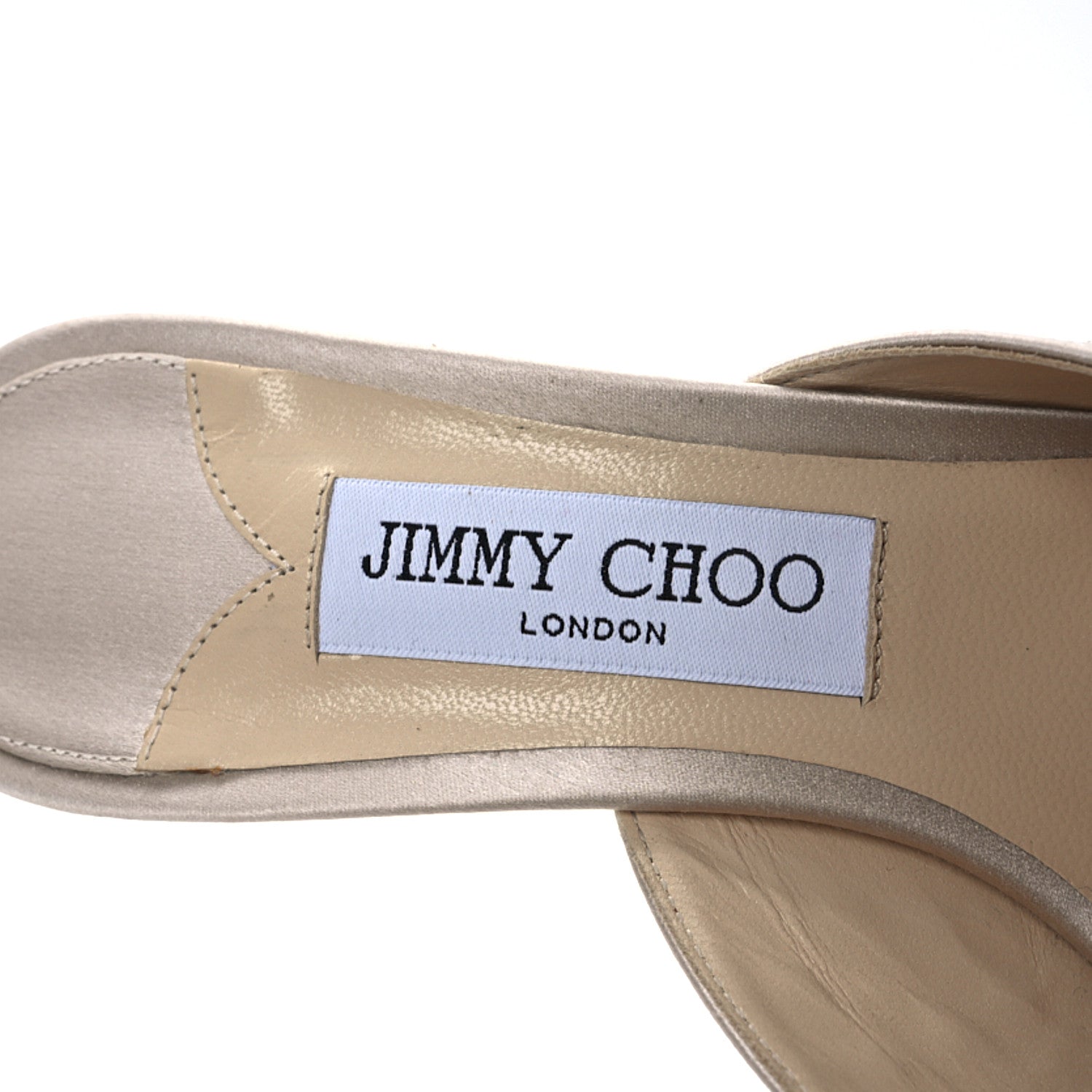 Jimmy Choo Satin Crystal Embellished Rav 100 Mules 39.5 Ballet Pink 17 of 22