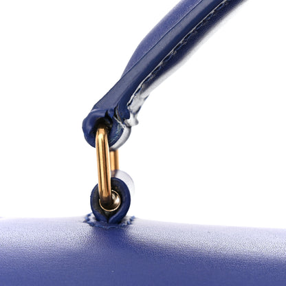 Saint Laurent Calfskin Mini Classic Monogram Cassandra Top Handle Bag Majorelle 12 of 12