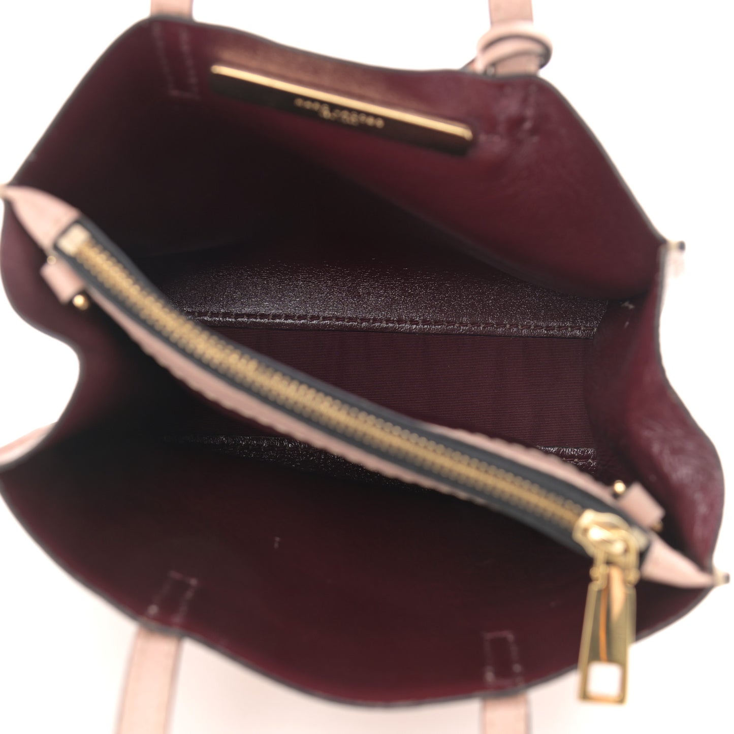 Pebbled Calfskin Mini Grind Tote Pink