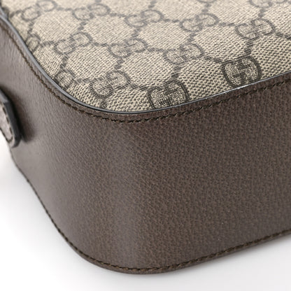 Gucci GG Supreme Monogram Web Neo Vintage Shoulder Bag Beige New Acero Crop 8 of 9