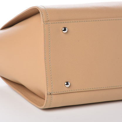 Chanel Caviar Small Studded Deauville Tote Beige 8 of 10