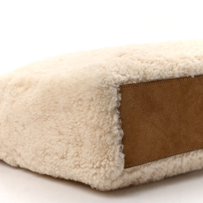 Telfar X UGG Suede Shearling Medium Shopping Bag Natural 8 of 11