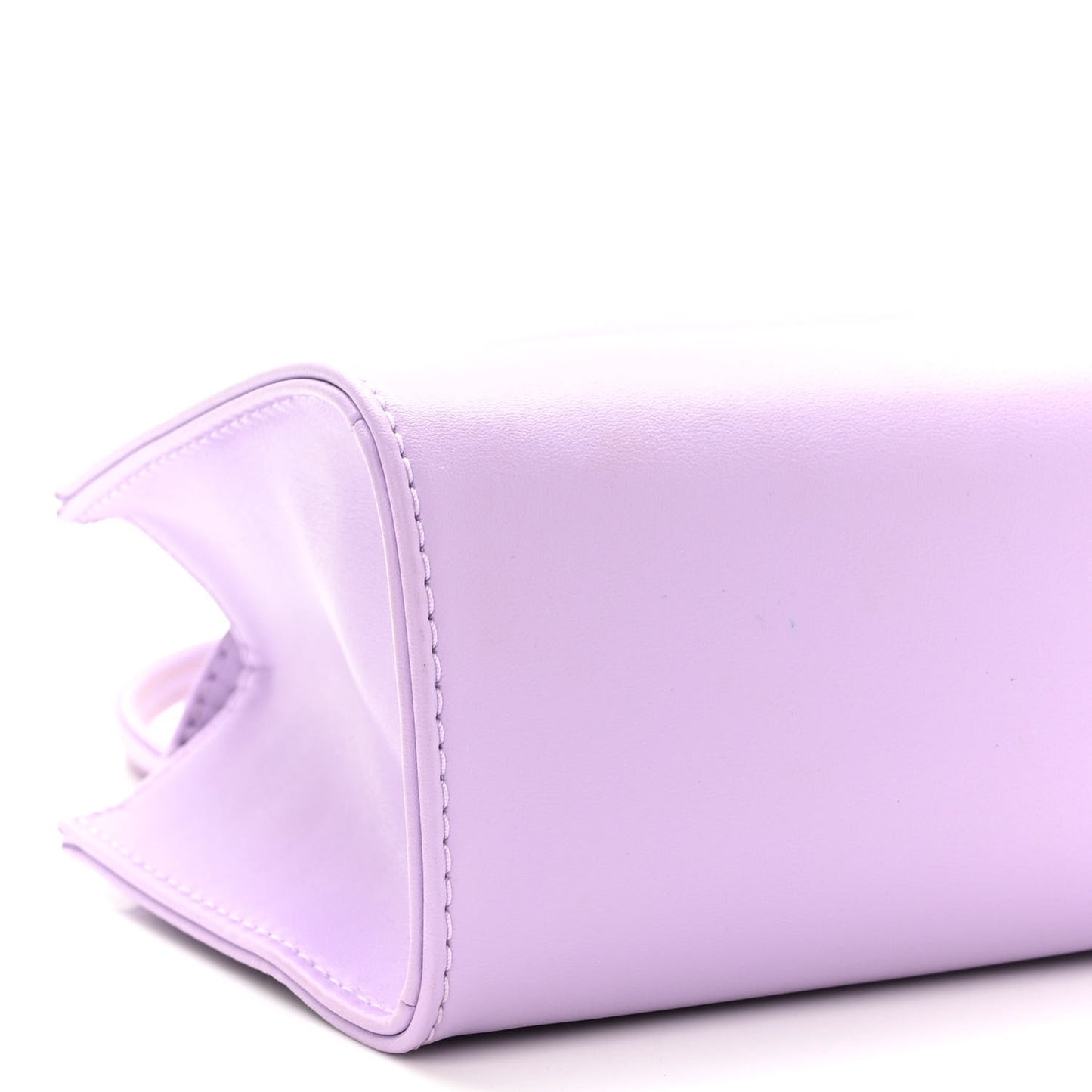 Vegan Leather Small Shopping Bag Lavender