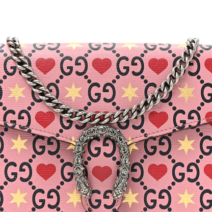 Gucci Calfskin Valentine's Day Exclusive Mini Dionysus Chain Wallet 10 of 14