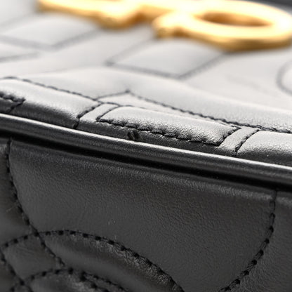 Salvatore Ferragamo Calfskin Quilted Gancini Camera Bag Black 10 of 10