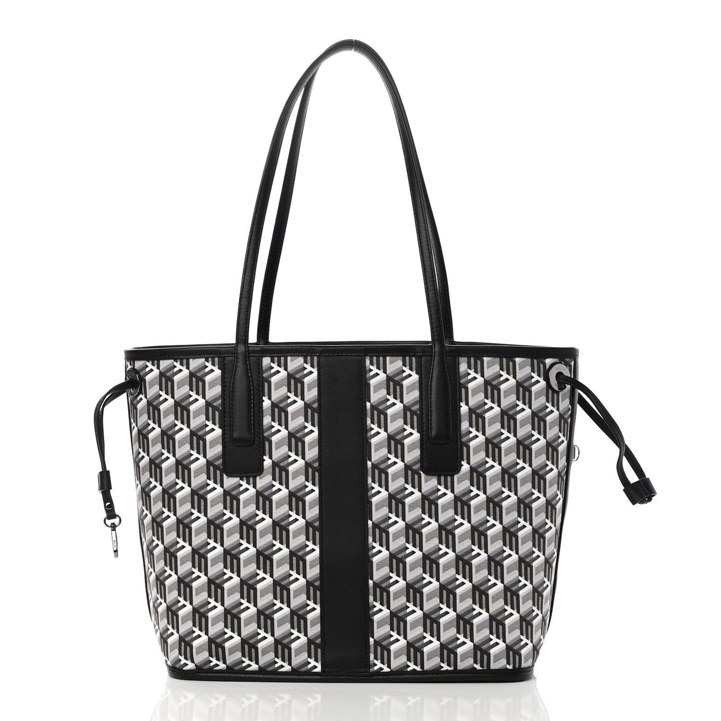 Visetos Small Liz Reversible Shopper Tote Black
