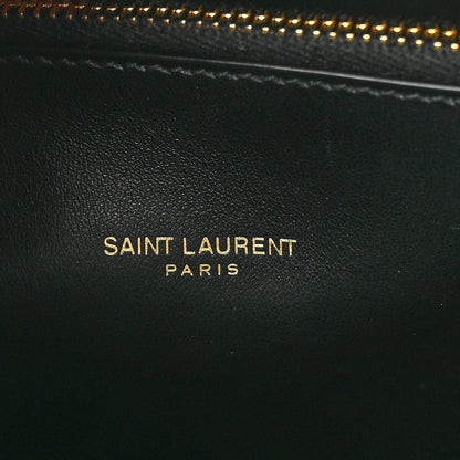 Saint Laurent Calfskin Crocodile Embossed Baby Sac De Jour Black 7 of 10