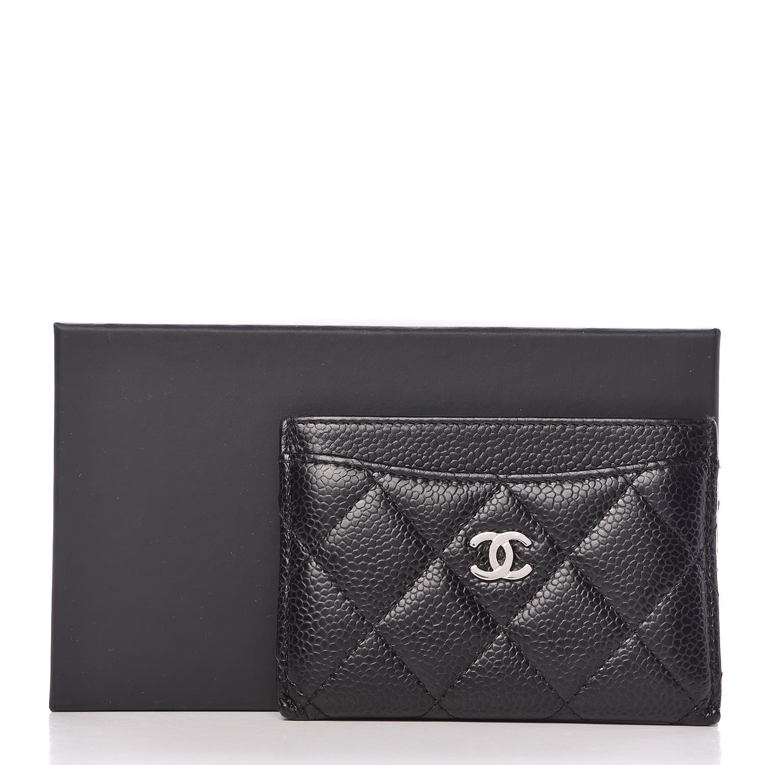 Chanel Caviar Quilted Card Holder Black 9 of 9