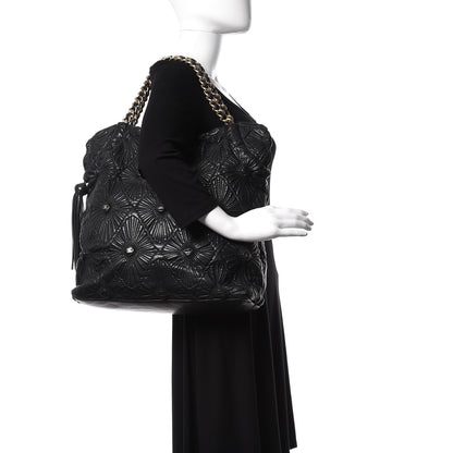 Chanel Calfskin Embroidered Ca D'Oro Tote Black 2 of 14
