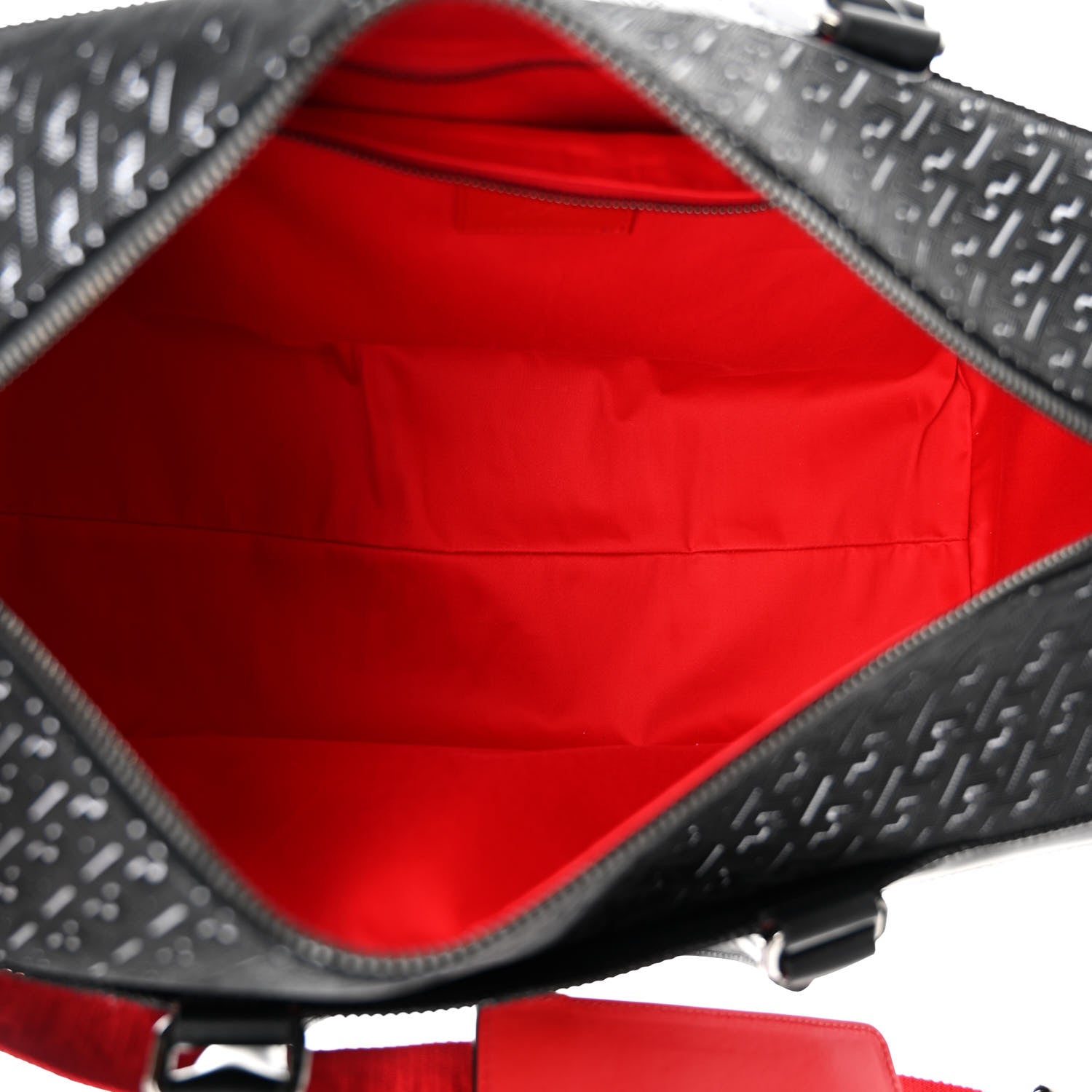 Christian Louboutin Studded Techno CL Sneakender Duffle White Black 5 of 9