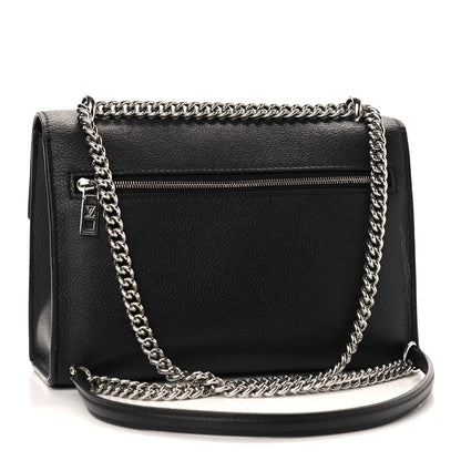 Louis Vuitton Soft Calfskin My Lockme Chain Bag BB Black 3 of 10