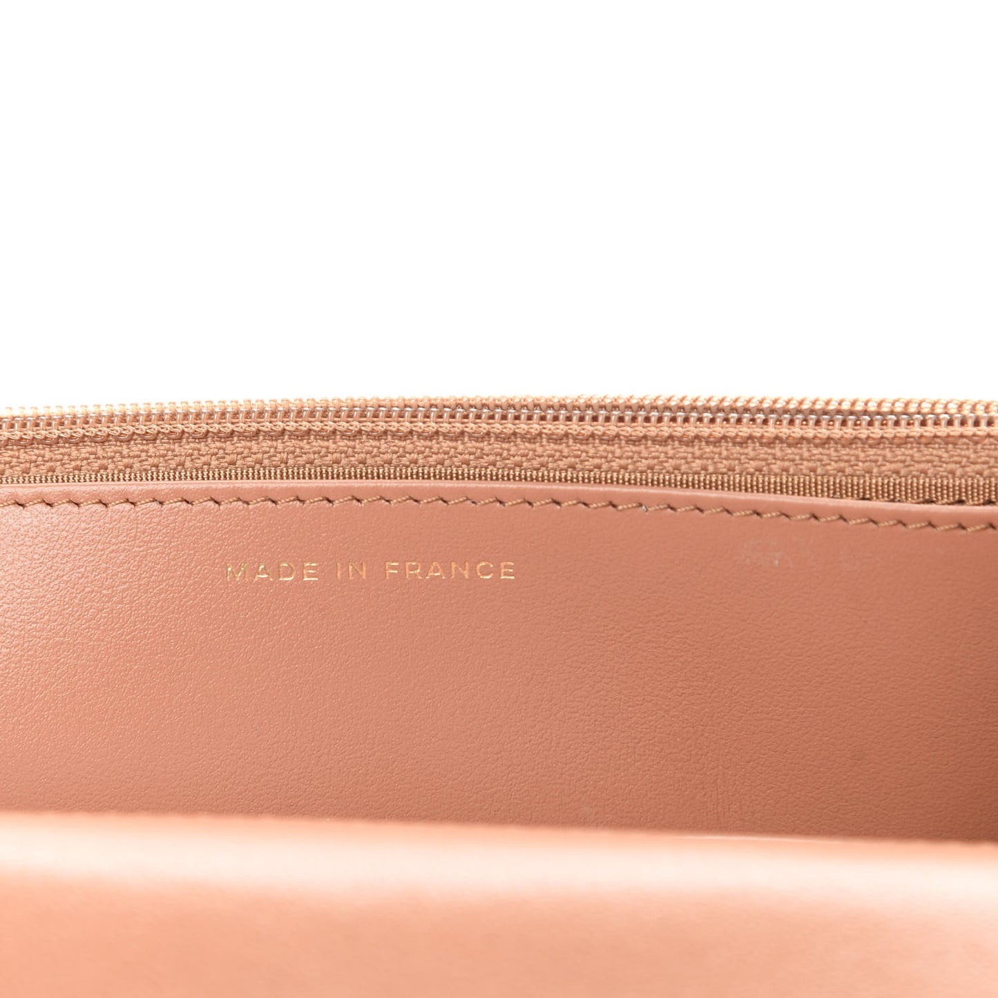 Lambskin Quilted 19 Wallet On Chain WOC Brown