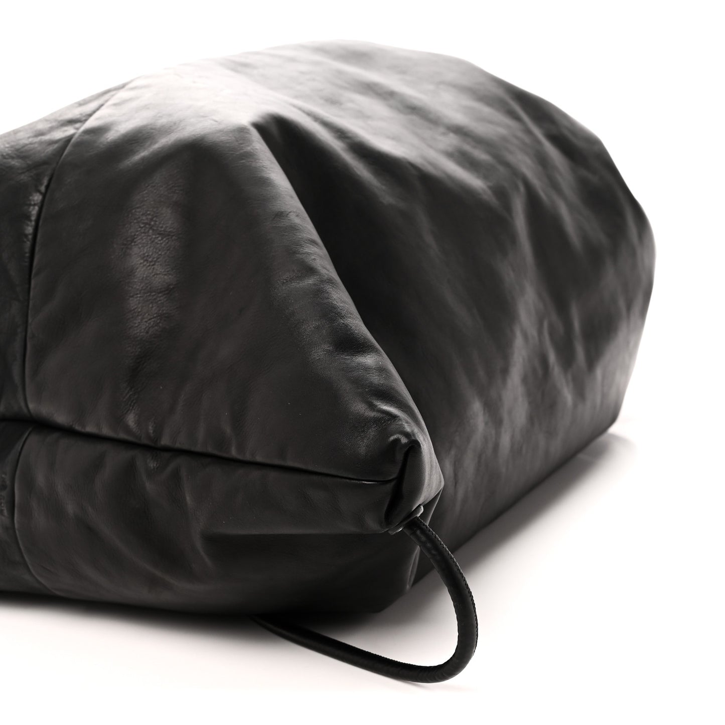 Nappa Puffy Backpack Black