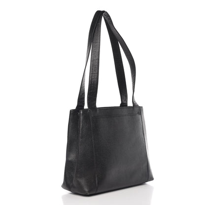 Chanel Caviar Shoulder Bag Black Black 3 of 10