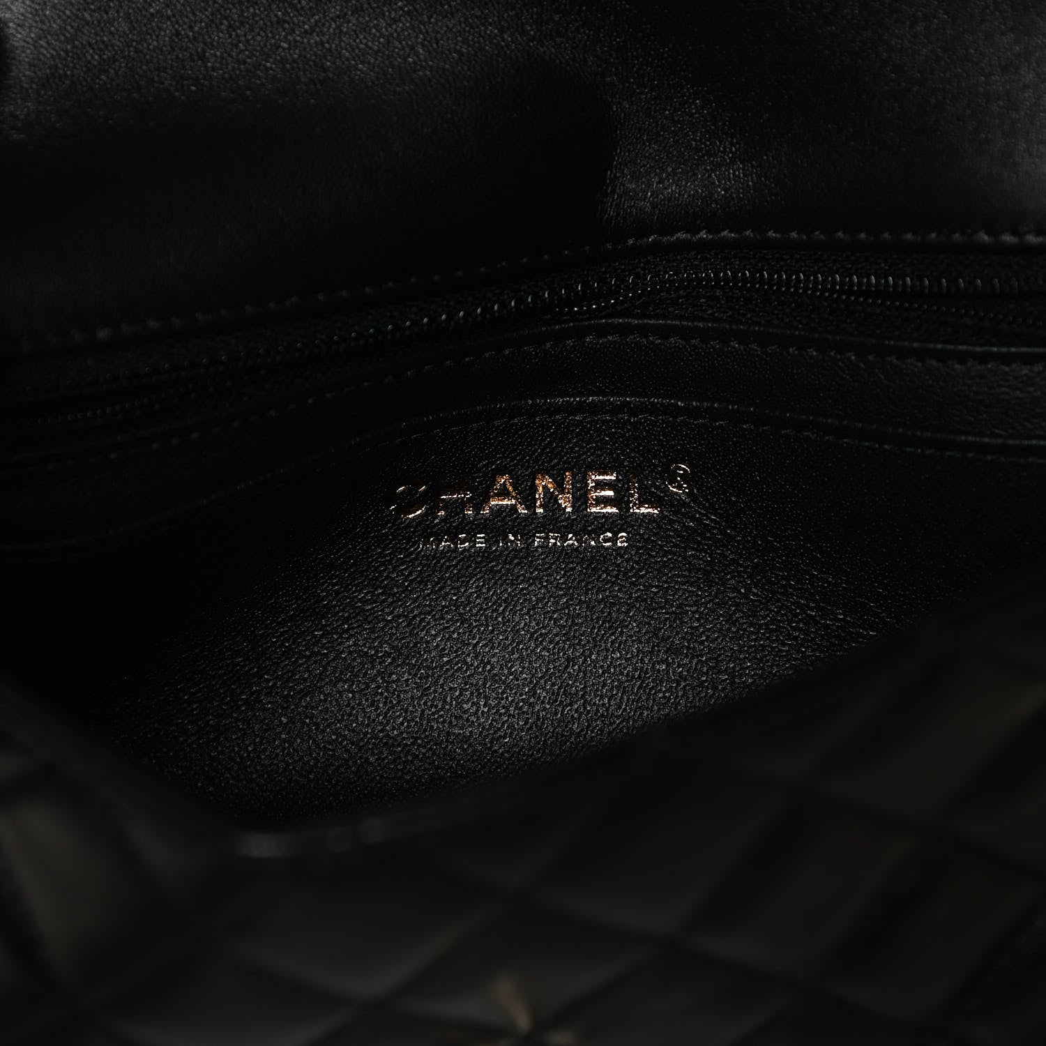 Chanel Lambskin Quilted Mini Rectangular Flap Black 10 of 14