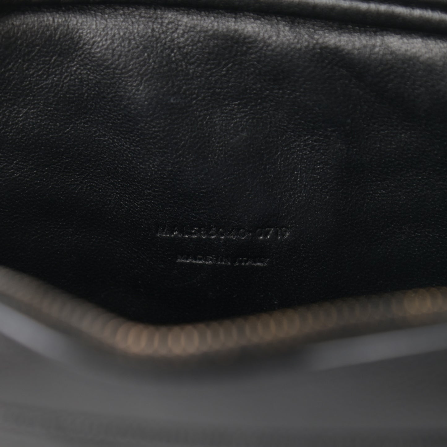 Grain De Poudre Matelasse Monogram Mini Lou Camera Bag Black