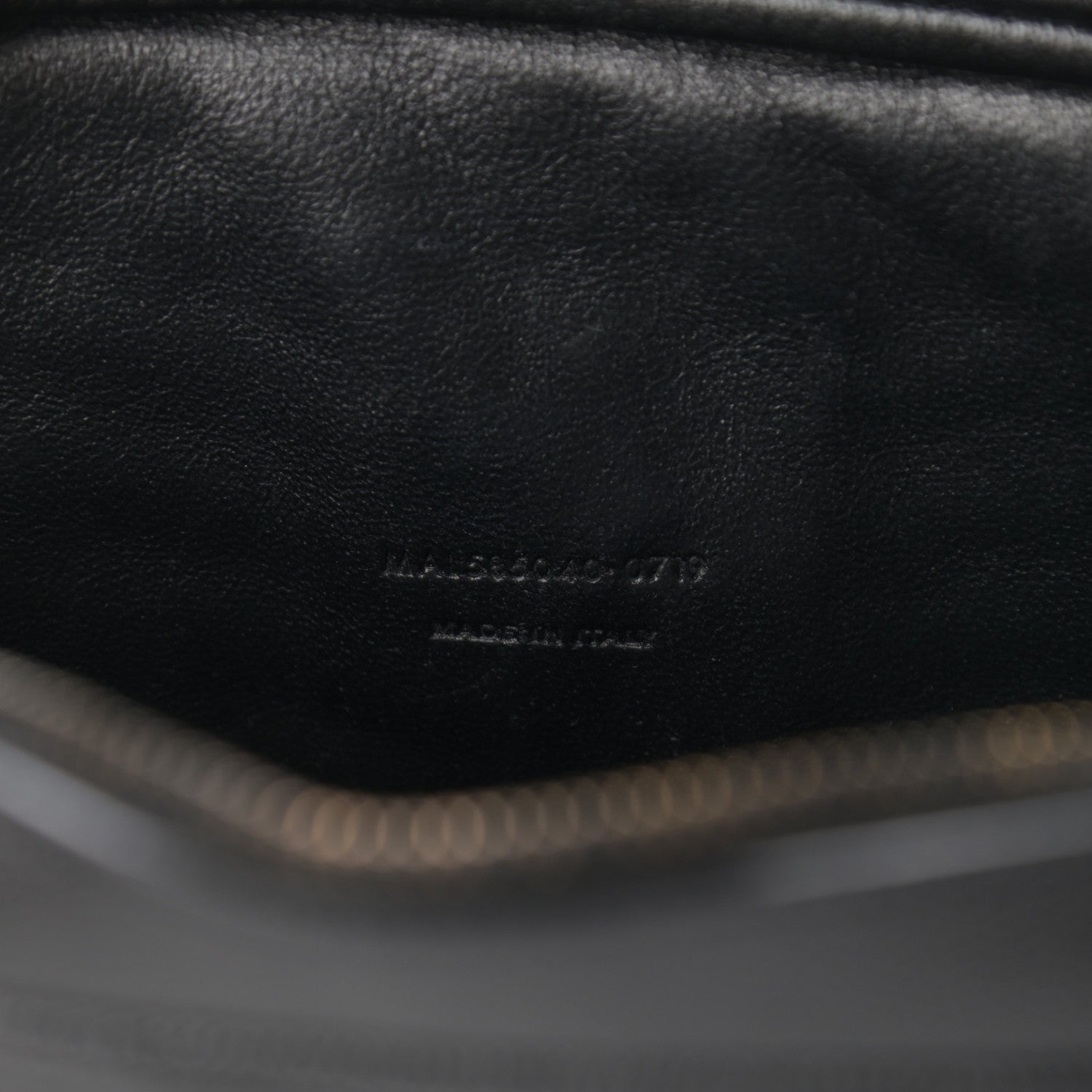 Saint Laurent Grain De Poudre Matelasse Monogram Mini Lou Camera Bag Black 7 of 10