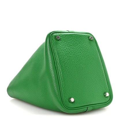 Hermes Taurillon Clemence Picotin Lock 18 PM Bambou 4 of 12