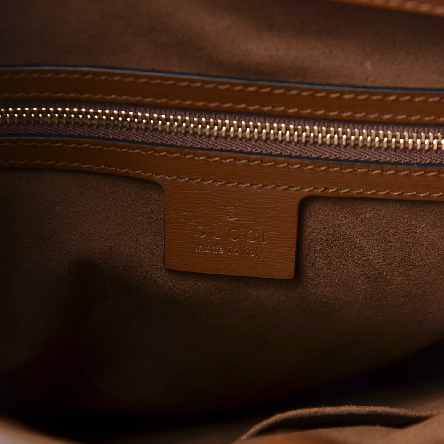 Gucci Boarded Plutone Calfskin Medium Arli Shoulder Bag Nocciola 8 of 12